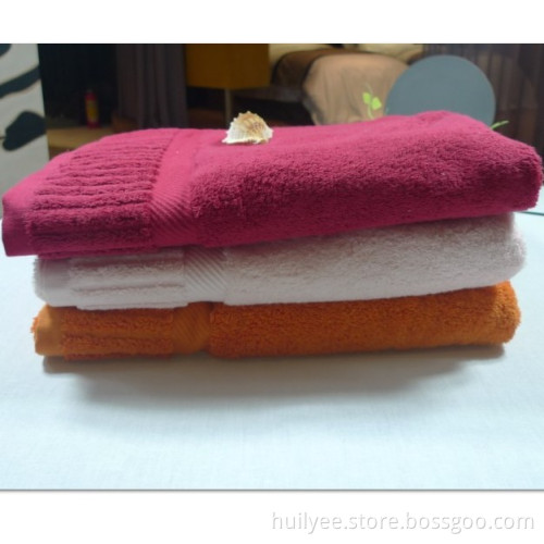 Hot Selling Hotel Bath Towel with 100% Combed Cotton